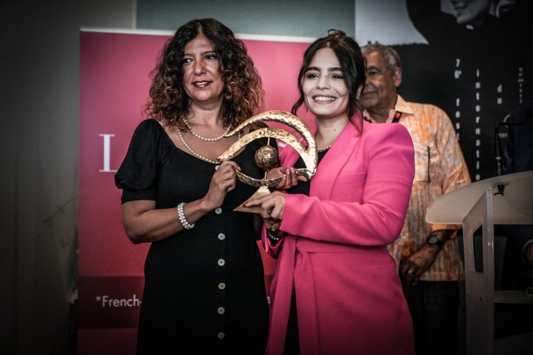 L'Œil d'or 2023 - Kaouther Ben Hania et Asmae El Moudir - photo Benjamin Géminel / Hans Lucas